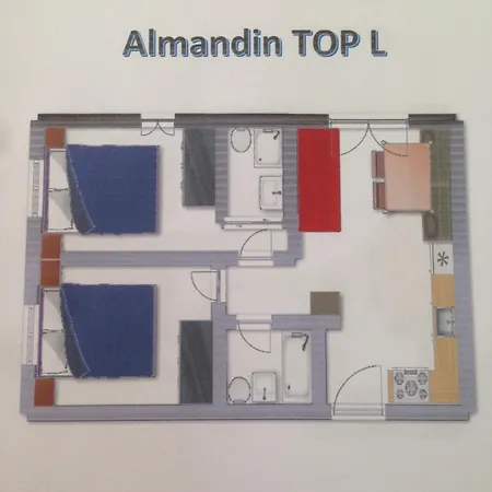 Almandin 公寓 *